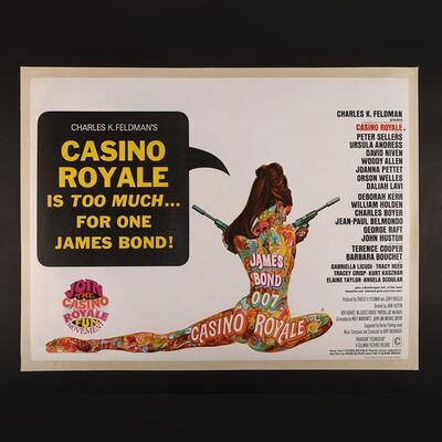 Lot #192 - JAMES BOND: CASINO ROYALE (1967) - UK Quad, 1967