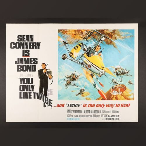 Lot #194 - JAMES BOND: YOU ONLY LIVE TWICE (1967) - UK Quad - Style B, 1967