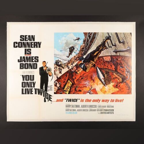 Lot #195 - JAMES BOND: YOU ONLY LIVE TWICE (1967) - UK Quad - Style A, 1967