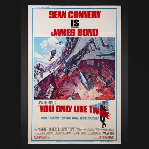 Lot #197 - JAMES BOND: YOU ONLY LIVE TWICE (1967) - Carter-Jones Collection: US 40x60 Poster, 1967