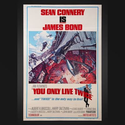 Lot #197 - JAMES BOND: YOU ONLY LIVE TWICE (1967) - Carter-Jones Collection: US 40x60 Poster, 1967