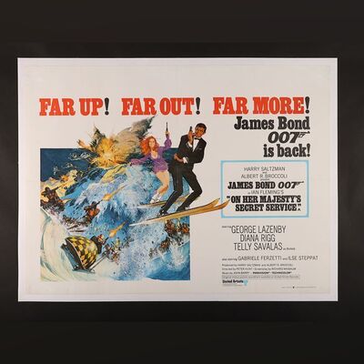 Lot #203 - JAMES BOND: ON HER MAJESTY'S SECRET SERVICE (1969) - UK Quad, 1969