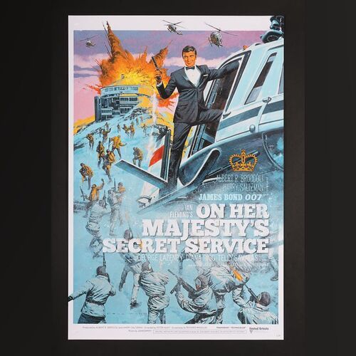 Lot #207 - JAMES BOND: ON HER MAJESTY'S SECRET SERVICE (1969) - Hand-Numbered Limited Edition Print by Paul Mann, 2022