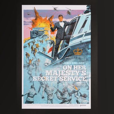 Lot #207 - JAMES BOND: ON HER MAJESTY'S SECRET SERVICE (1969) - Hand-Numbered Limited Edition Print by Paul Mann, 2022