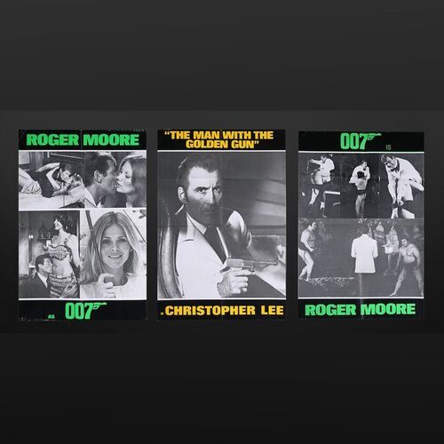 Lot #217 - JAMES BOND: THE MAN WITH THE GOLDEN GUN (1974) - Carter-Jones Collection: Three British Marler Haley Double-Crown Posters, 1974