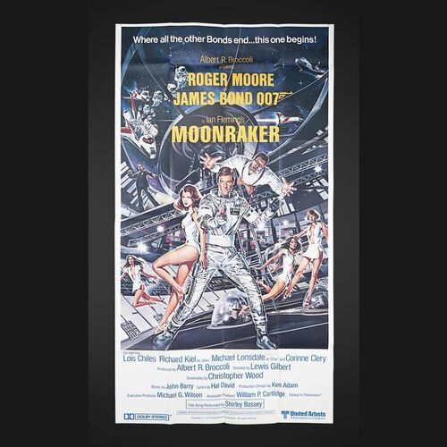 Lot #231 - JAMES BOND: MOONRAKER (1979) - Carter-Jones Collection: US Three-Sheet "English" Poster, 1979