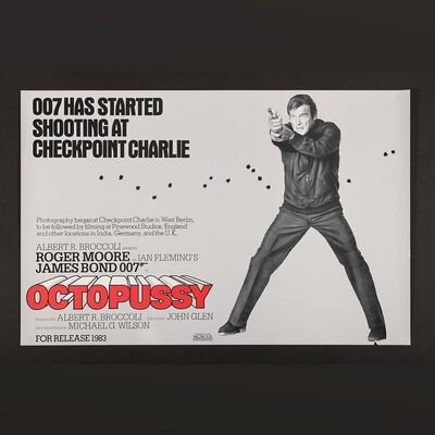 Lot #235 - JAMES BOND: OCTOPUSSY (1983) - Special Advance British Poster, 1983