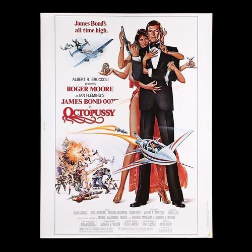 Lot #238 - JAMES BOND: OCTOPUSSY (1983) - Carter-Jones Collection: US 30x40 Poster, 1983