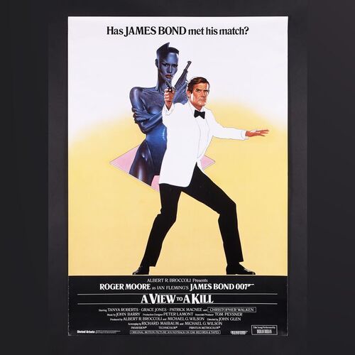 Lot #240 - JAMES BOND: A VIEW TO A KILL (1985) - British One-Sheet, 1985