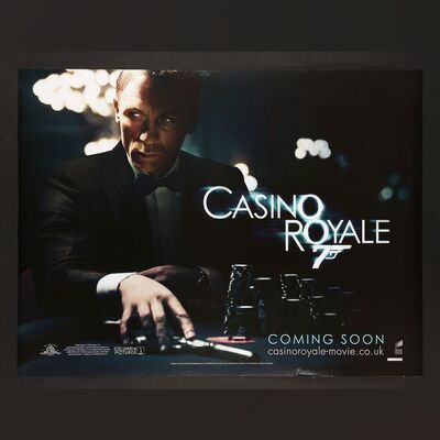 Lot #251 - JAMES BOND: CASINO ROYALE (2006) - UK Quad with Distributor's Letter, 2006