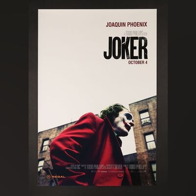 Lot #258 - JOKER (2019) - Regal Cinemas One-Sheet, 2019