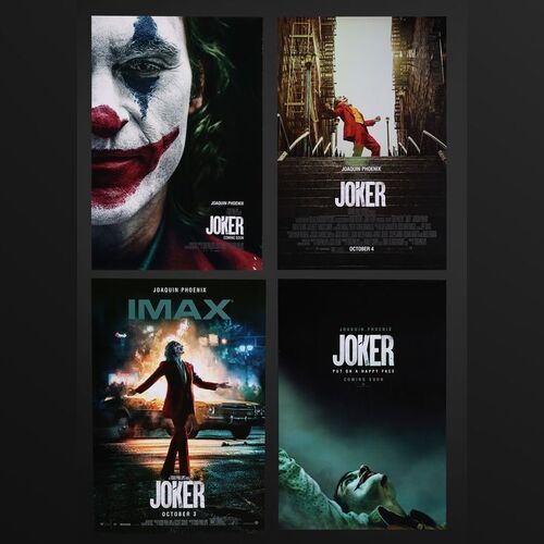 Lot #259 - JOKER (2019) - Four US/International One-Sheets, 2019