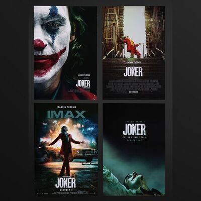 Lot #259 - JOKER (2019) - Four US/International One-Sheets, 2019