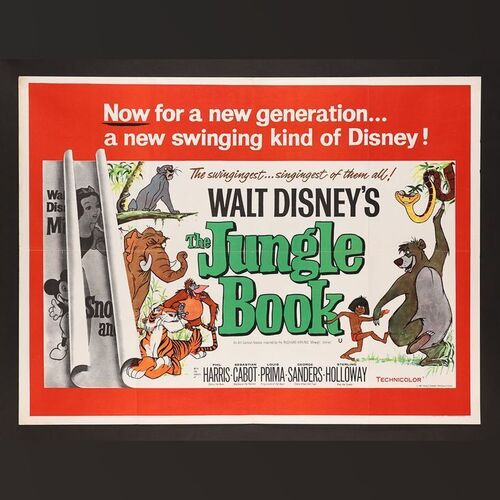 Lot #260 - THE JUNGLE BOOK (1967) - UK Quad, 1967