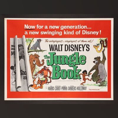 Lot #260 - THE JUNGLE BOOK (1967) - UK Quad, 1967