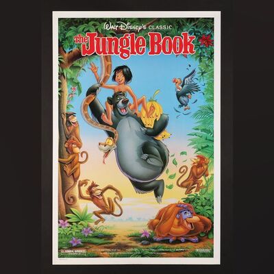 Lot #261 - THE JUNGLE BOOK (1967) - US One-Sheet, 1990