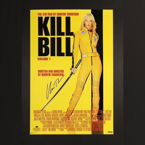 Lot #263 - KILL BILL: VOLUME 1 (2003) - Uma Thurman Autographed Poster