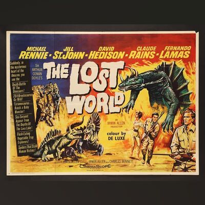Lot #277 - THE LOST WORLD (1960) - UK Quad, 1960