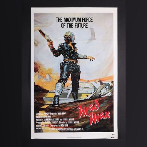 Lot #279 - MAD MAX (1979) - US One-Sheet, 1980