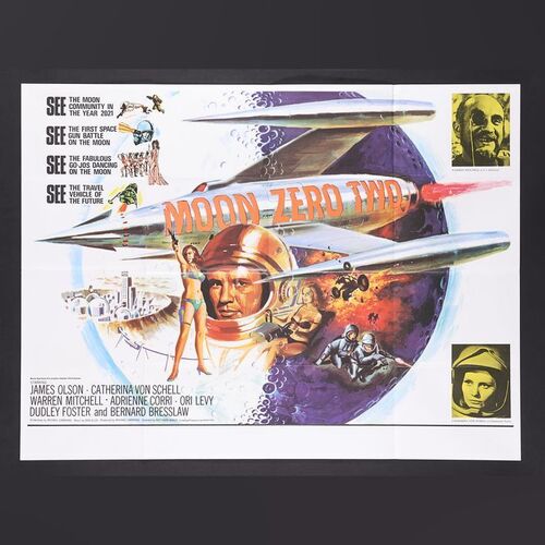 Lot #291 - MOON ZERO TWO (1969) - UK Quad, 1969