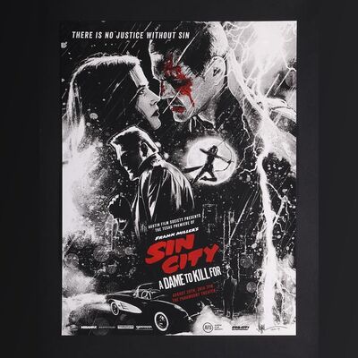 Lot #314 - SIN CITY: A DAME TO KILL FOR (2014) - Paul Shipper Collection: Signed Artist Proof Print by Paul Shipper, 2014