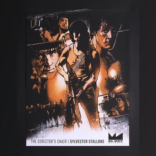 Lot #315 - SYLVESTER STALLONE - Paul Shipper Collection: Limited Edition Signed and Hand-Annotated Artist Proof Screenprint by Paul Shipper, 2015