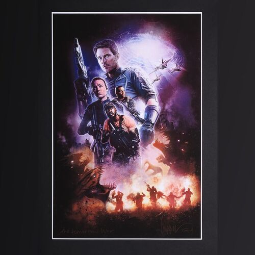 Lot #317 - THE TOMORROW WAR (2021) - Paul Shipper Collection: Signed, Titled and Hand-Annotated Artist Proof Print by Paul Shipper, 2021