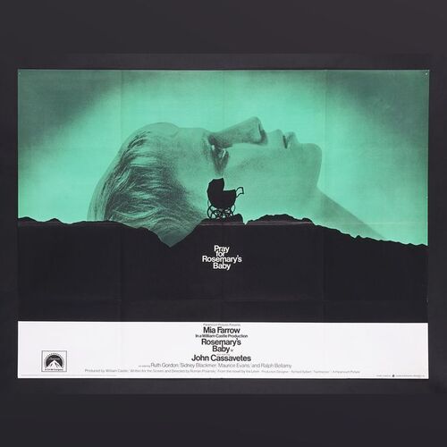 Lot #341 - ROSEMARY'S BABY (1968) - UK Quad, 1969