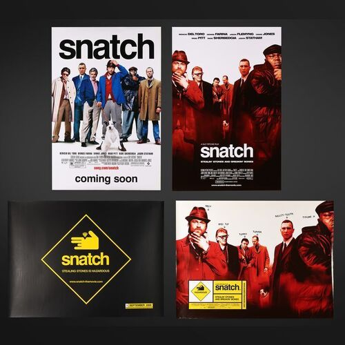 Lot #349 - SNATCH (2000) - Two UK Quads and Two One-Sheets, 2000