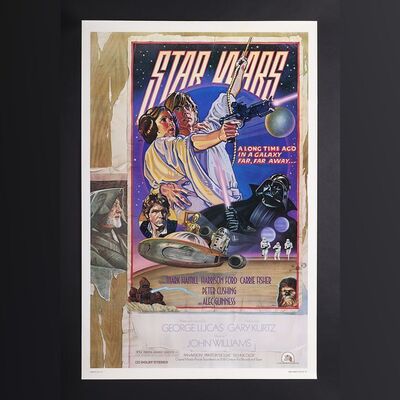 Lot #368 - STAR WARS: A NEW HOPE (1977) - US One-Sheet - Style D, 1977