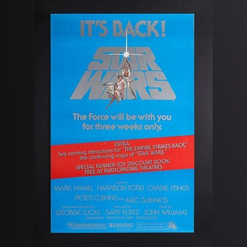 Lot #374 - STAR WARS: A NEW HOPE (1977) - US One-Sheet, 1979