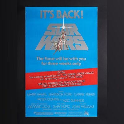 Lot #374 - STAR WARS: A NEW HOPE (1977) - US One-Sheet, 1979
