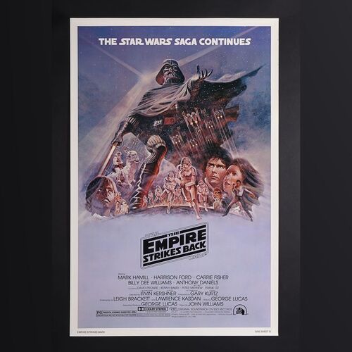 Lot #381 - STAR WARS: THE EMPIRE STRIKES BACK (1980) - US One-Sheet - Style B (Purple Variant), 1980