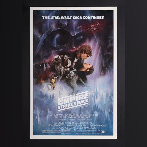 Lot #382 - STAR WARS: THE EMPIRE STRIKES BACK (1980) - US One-Sheet "Gone With The Wind" Style A, 1980