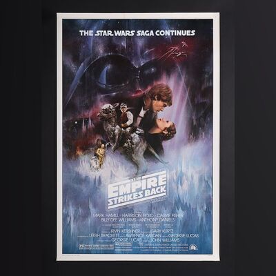 Lot #382 - STAR WARS: THE EMPIRE STRIKES BACK (1980) - US One-Sheet "Gone With The Wind" Style A, 1980