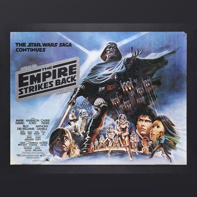 Lot #385 - STAR WARS: THE EMPIRE STRIKES BACK (1980) - UK Quad Poster, 1980