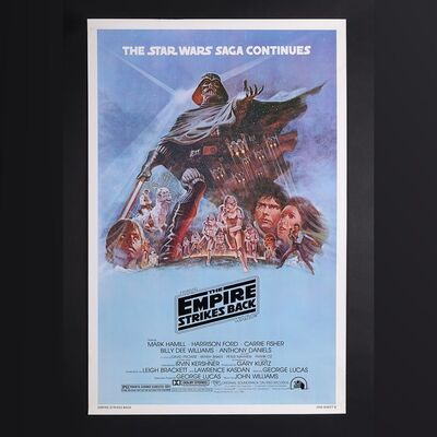 Lot #386 - STAR WARS: THE EMPIRE STRIKES BACK (1980) - US One-Sheet - Style B, 1980