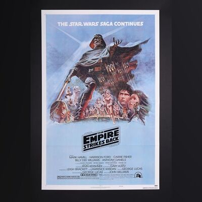 Lot #388 - STAR WARS: THE EMPIRE STRIKES BACK (1980) - US One-Sheet Style B, 1980
