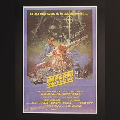 Lot #389 - STAR WARS: THE EMPIRE STRIKES BACK (1980) - Spanish One-Sheet, 1980