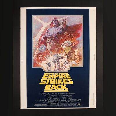 Lot #392 - STAR WARS: THE EMPIRE STRIKES BACK (1980) - US 30 x 40 Re-Release, 1981