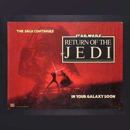 Lot #398 - STAR WARS: RETURN OF THE JEDI (1983) - UK Quad Poster - Advance, 1983
