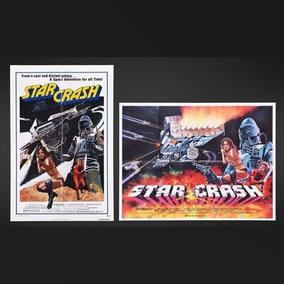 Lot #413 - STARCRASH (1978) - US One-Sheet and UK Quad, 1979 (First Release)
