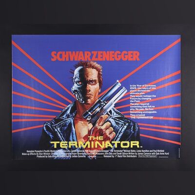 Lot #421 - THE TERMINATOR (1984) - UK Quad, 2014