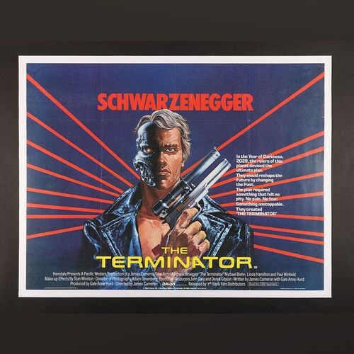 Lot #422 - THE TERMINATOR (1984) - UK Quad, 1984