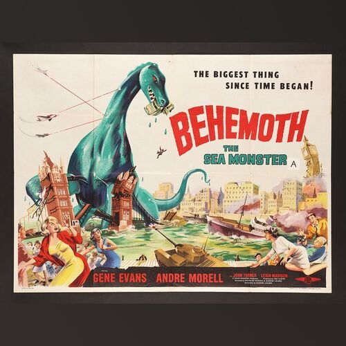 Lot #425 - THE GIANT BEHEMOTH (1959) - UK Quad, 1959