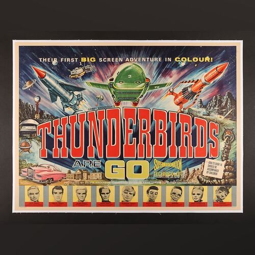 Lot #429 - THUNDERBIRDS ARE GO (1966) - UK Quad - Style A, 1966