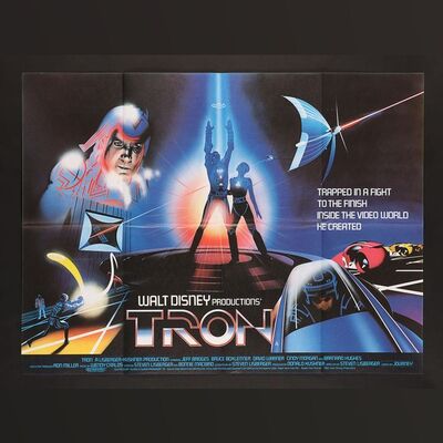 Lot #434 - TRON (1982) - UK Quad, 1982