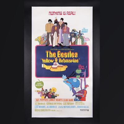 Lot #456 - YELLOW SUBMARINE (1968) - US Three-Sheet, 1968