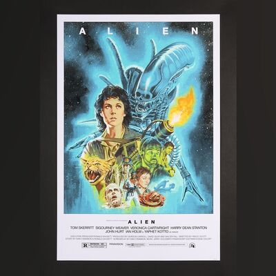 Lot #463 - ALIEN (1979) - Hand-Numbered Limited Edition Private Commission Print by Paul Mann, 2021