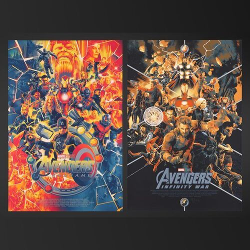 Lot #468 - AVENGERS: INFINITY WAR (2018) - Signed Limited Edition Mondo Print and Hand-Numbered Mondo Poster by Matt Taylor, 2018, 2019
